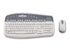 Microsoft Basic Wireless Optical Desktop - Keyboard - wireless - RF - mouse - USB / PS/2 wireless receiver - English