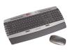 Cherry CyMotion Master Solar M86-21950 - Keyboard - wireless - RF - 105 keys - mouse - USB / PS/2 wireless receiver - black, silver - Switzerland