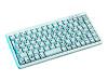 Cherry Slim Line G84-4100 - Keyboard - PS/2, USB - 86 keys - light grey - English