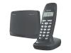 Siemens Gigaset A250 - Cordless phone w/ answering system & caller ID - DECT\GAP - single-line operation - black