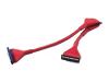 Belkin Internal IDE Dual Hard Drive Ribbon Cable - IDE / EIDE cable - UDMA 66/100/133 - 40 PIN IDC (F) - 40 PIN IDC (F) - 45.7 cm - rounded - red
