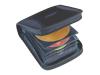 Targus Edge - Wallet CD disk(s) - 32 discs - nylon - black, blue