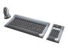Logitech diNovo Media Desktop - Keyboard - wireless - Bluetooth - mouse - USB wireless receiver - English - US