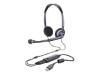 Plantronics .Audio 45 - Headset ( semi-open ) - black, silver