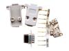 Belkin DB Crimp Connector Kit - Serial connector - DB-9 (F)