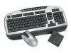 Labtec Wireless Desktop Optical - Keyboard - wireless - RF - mouse - PS/2 wireless receiver - French