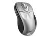 Microsoft Wireless Optical Mouse 5000 - Mouse - optical - 5 button(s) - wireless - RF - USB / PS/2 wireless receiver - metallic grey