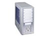 Q-Tec TL-series TL-MD Silver Transparent - Mid tower - ATX - silver, transparent