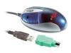 Fujitsu Touchbird Optical Mouse TR - Mouse - optical - 3 button(s) - wired - PS/2, USB