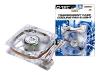 Q-Tec - System fan kit - 80 mm - transparent