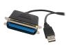StarTech.com USB to Parallel Printer Adapter - Parallel adapter - USB - parallel