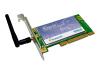 Hawking HWP54G Wireless-G PCI Card - Network adapter - PCI - 802.11b, 802.11g