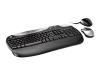 Logitech Cordless Desktop Optical - Keyboard - wireless - mouse - black - Swedish