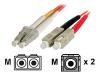 StarTech.com - Network cable - LC multi-mode (M) - SC multi-mode (M) - 1 m - fiber optic - 50 / 125 micron