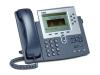 Cisco IP Phone 7960G - VoIP phone - H.323, MGCP, SCCP, SIP - silver, dark grey