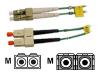 Fujitsu - Fibre optic cable - SC multi-mode (M) - LC multi-mode (M) - 100 m - fiber optic - 50 / 125 micron - green