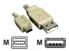 Deltaco - USB cable - 4 PIN USB Type A (M) - mini-USB Type B (M) - 2 m