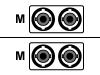 APC - Patch cable - ST multi-mode (M) - ST multi-mode (M) - 1 m - fiber optic - 62.5 / 125 micron - orange