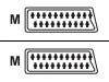 Fujitsu- - Video / audio cable - SCART (M) - SCART (M) - 1.2 m