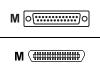 Fellowes - Printer cable - DB-25 (M) - 36 PIN Centronics (M) - 3 m ( IEEE-1284 ) - smoke
