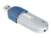 SMC EZ Connect 2.4GHz 11 Mbps Wireless USB Flash Drive SMCWUSB32 - Network adapter - USB - 802.11b