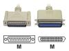 Deltaco - Printer cable - 36 PIN Centronics (M) - DB-25 (M) - 5 m