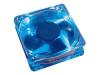 Akasa AK 170CBS-4BLS - Fan unit - 80 mm - crystal blue