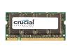 Crucial - Memory - 256 MB - SO DIMM 200-pin - DDR - 266 MHz / PC2100 - CL2.5 - 2.5 V - non-ECC