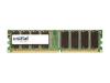 Crucial - Memory - 512 MB - DIMM 184-PIN - DDR - 400 MHz / PC3200 - CL3 - 2.5 V - unbuffered