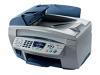 Brother MFC 3820CN - Multifunction ( fax / copier / printer / scanner ) - colour - ink-jet - copying (up to): 12 ppm (mono) / 10 ppm (colour) - printing (up to): 14 ppm (mono) / 12 ppm (colour) - 100 sheets - 33.6 Kbps - USB, 10/100 Base-TX