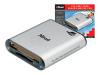 Trust 720 USB2 Card Reader-Writer Pro - Card reader ( Memory Stick, MS PRO, Microdrive, MMC, SD, SM, CF ) - Hi-Speed USB