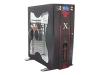 Thermaltake Highest Xaser III Lanfire - Mid tower - ATX - power supply - black, red