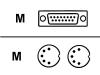 Creative - AV / multimedia adapter - DB-15 (M) - 5 PIN DIN (M)