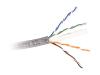 Belkin FastCAT - Bulk cable - 100 m - UTP - ( CAT 6 ) - solid - grey
