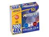 Memorex Premium Colour - 10 x CD-R - 700 MB ( 80min ) 48x - slim jewel case - storage media