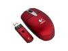 Logitech Cordless Optical Mouse for Notebooks Red LE - Mouse - optical - wireless - RF - USB wireless receiver - red