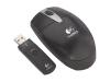 Logitech Cordless Optical Mouse for Notebooks Black LE - Mouse - optical - wireless - RF - USB wireless receiver - black