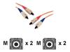 AESP Signamax - Patch cable - SC multi-mode (M) - SC multi-mode (M) - 3 m - fiber optic - 50 / 125 micron - halogen-free