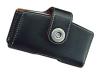 Covertec - Case for cellular phone - leather - black - Nokia 6600