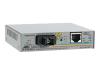 Allied Telesis AT FS238 - Media converter - 10Base-T, 100Base-FX, 100Base-TX - SC single mode  - RJ-45 - external - up to 40 km - 1310 (TX) / 1550 (RX) nm