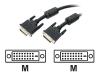 StarTech.com DVI-D Dual Link Digital Video Monitor Cable - Display cable - DVI-D (M) - DVI-D (M) - 4.6 m - black