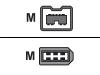 AESP - IEEE 1394 cable - 9 pin FireWire 800 (M) - 6 PIN FireWire (M) - 1 m ( IEEE 1394b )