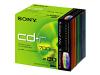 Sony CDQ 80 - 20 x CD-R - 700 MB ( 80min ) 48x - slim jewel case - storage media