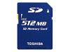 Toshiba - Flash memory card - 512 MB - SD Memory Card