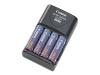 Canon CBK 4-200 - Battery charger 4xAA - included batteries: 4 x AA type NiMH 2300 mAh