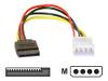 Adaptec - Power cable - 15 pin SATA power - 4 PIN internal power (M) - 0.2 m