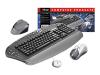 Trust Easy Scroll 370B Wireless Desk Set - Keyboard - wireless - RF - mouse - PS/2 wireless receiver - Danish