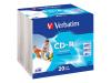 Verbatim DataLifePlus - 20 x CD-R - 700 MB ( 80min ) 52x - ink jet printable surface - slim jewel case - storage media