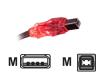 Revoltec - USB cable - 4 PIN USB Type A (M) - 4 PIN USB Type B (M) - 1.8 m - silver