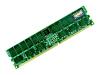 Transcend - Memory - 256 MB - DIMM 184-PIN - DDR - 333 MHz / PC2700 - CL2.5 - 2.5 V - registered - ECC